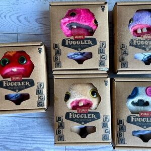 ZURU Fuggler Baby Plush Toy - Assorted Colors set of 5